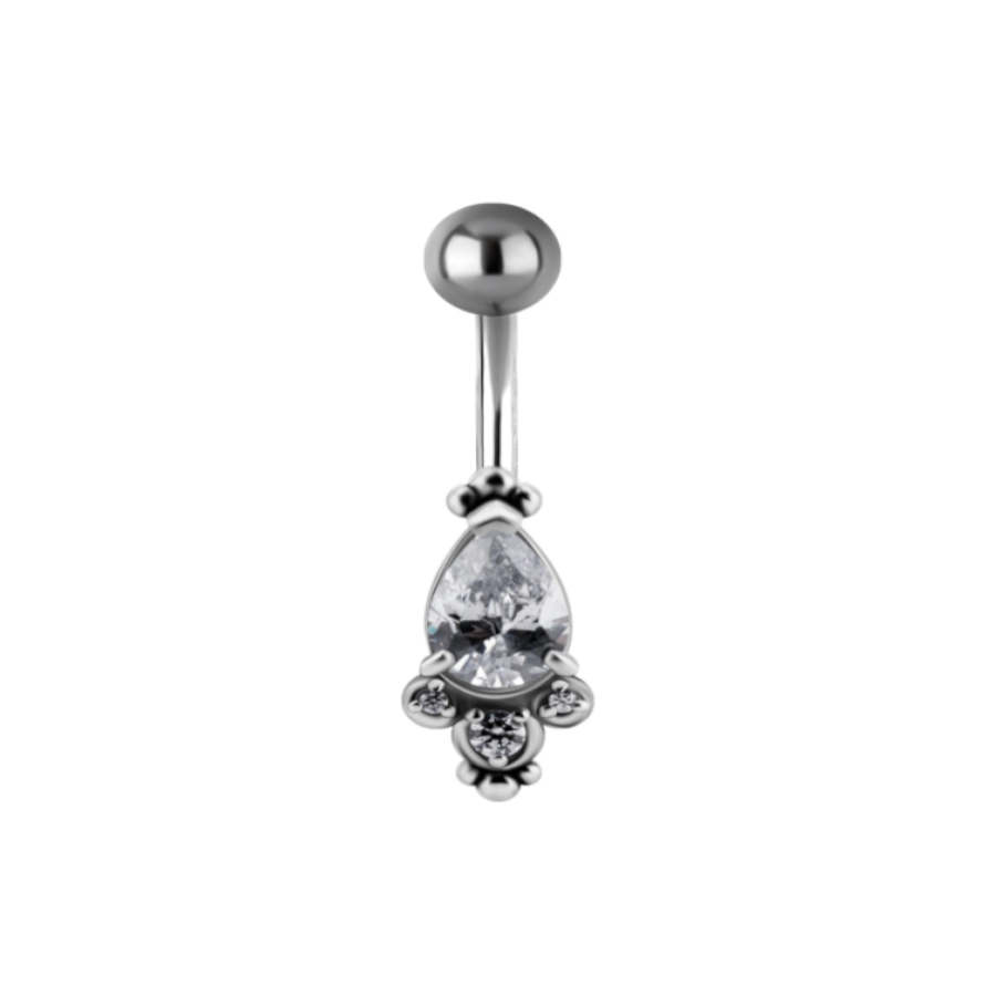 Piercing Banane - Acier - Banane pour nombril 572