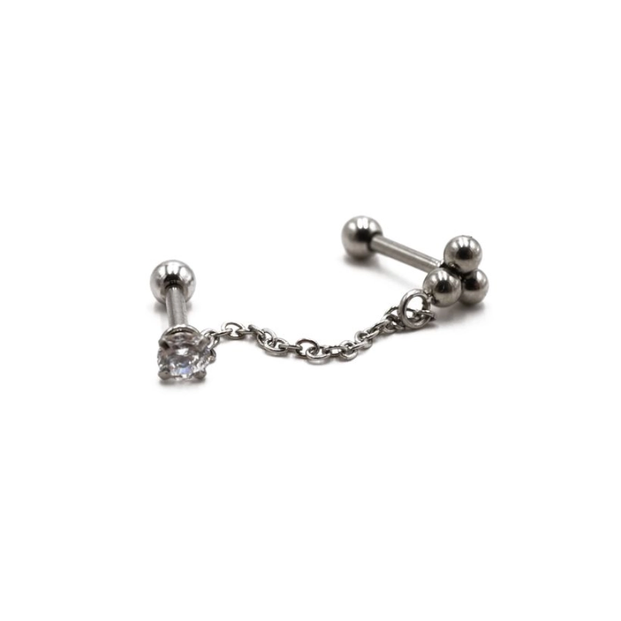 Piercing Barbell - Acier - Barbell spécial tragus 172