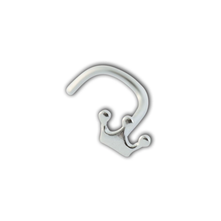 Piercing Stud - Acier - Stud de nez motif couronne 215
