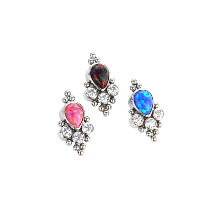 Embout Piercing - Titane - Embout avec pas de vis interne 120