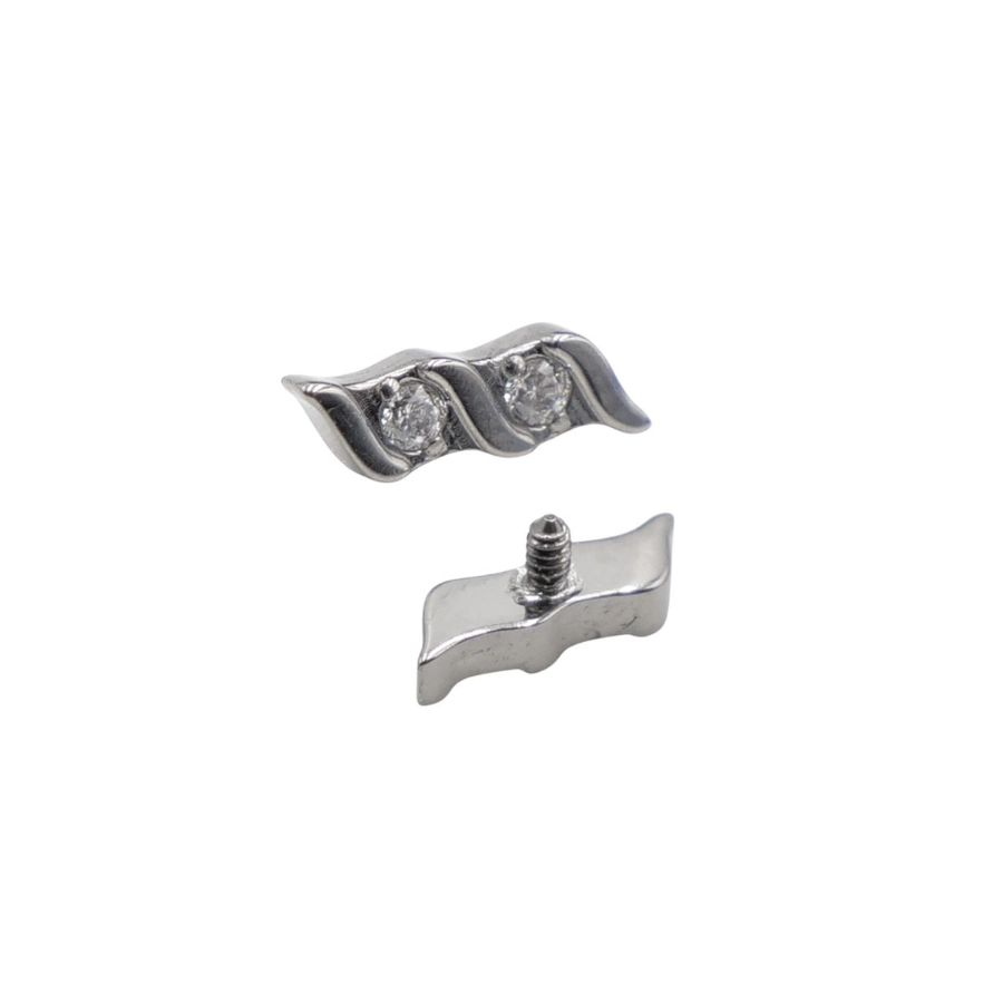 Embout Piercing - Titane Gamme Itc - Embout avec pas de vis interne 128
