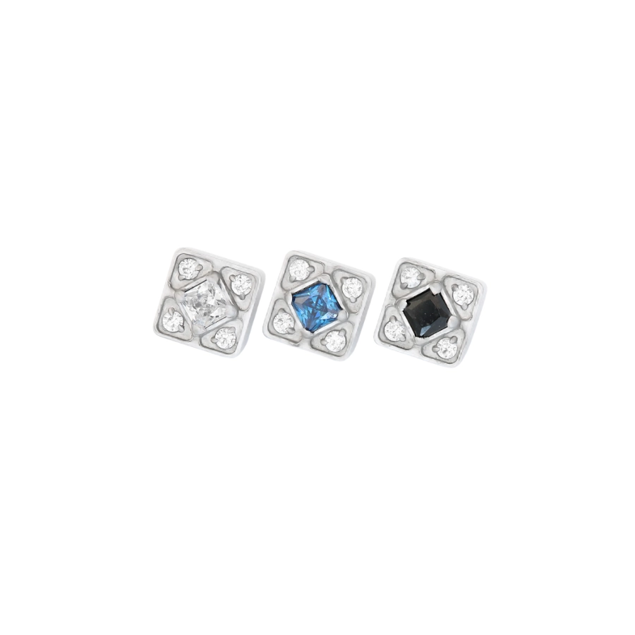 Embout Piercing - Titane - Embout avec pas de vis interne 122