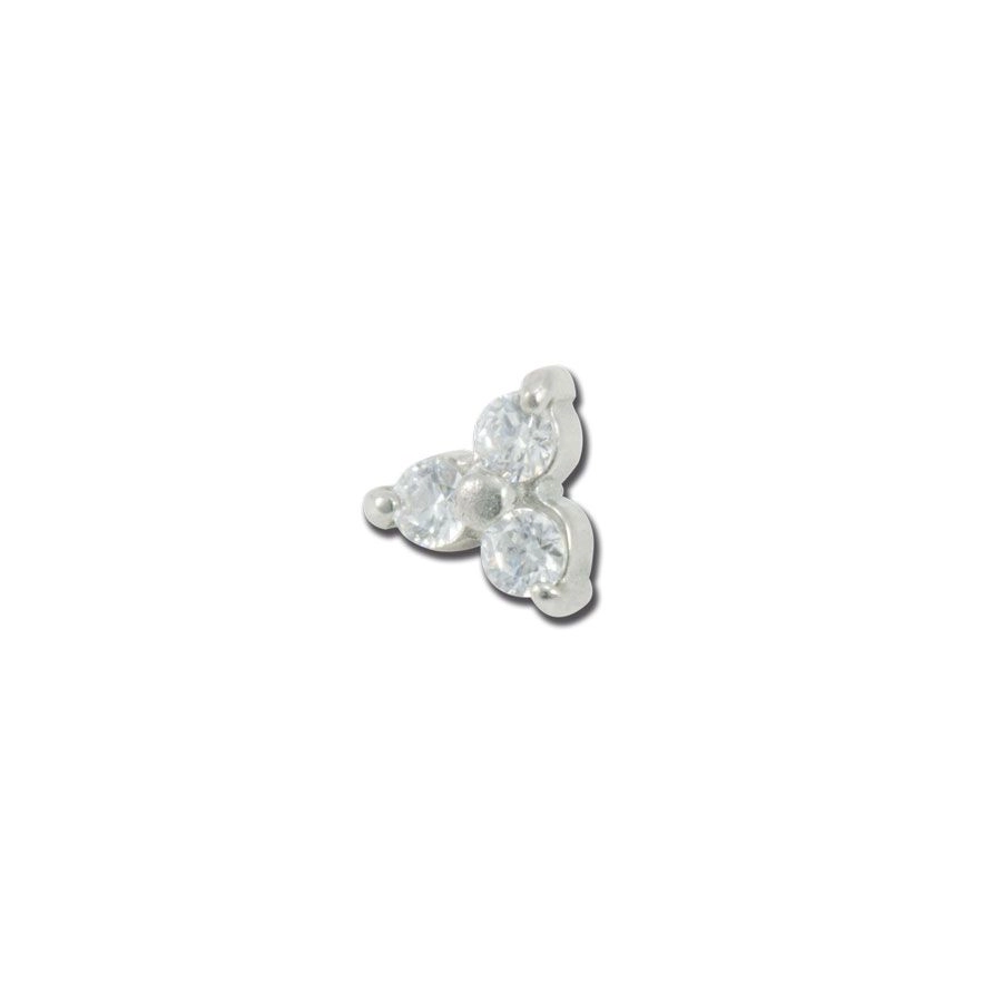 Embout Piercing - Acier - Embout avec pas de vis interne 4 mm