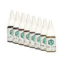 Pigment Pmu - Ever After - Set de 8 pigments pour l'entraînement au maquillage permanent eyeliner non reach 8 x 15 ml*