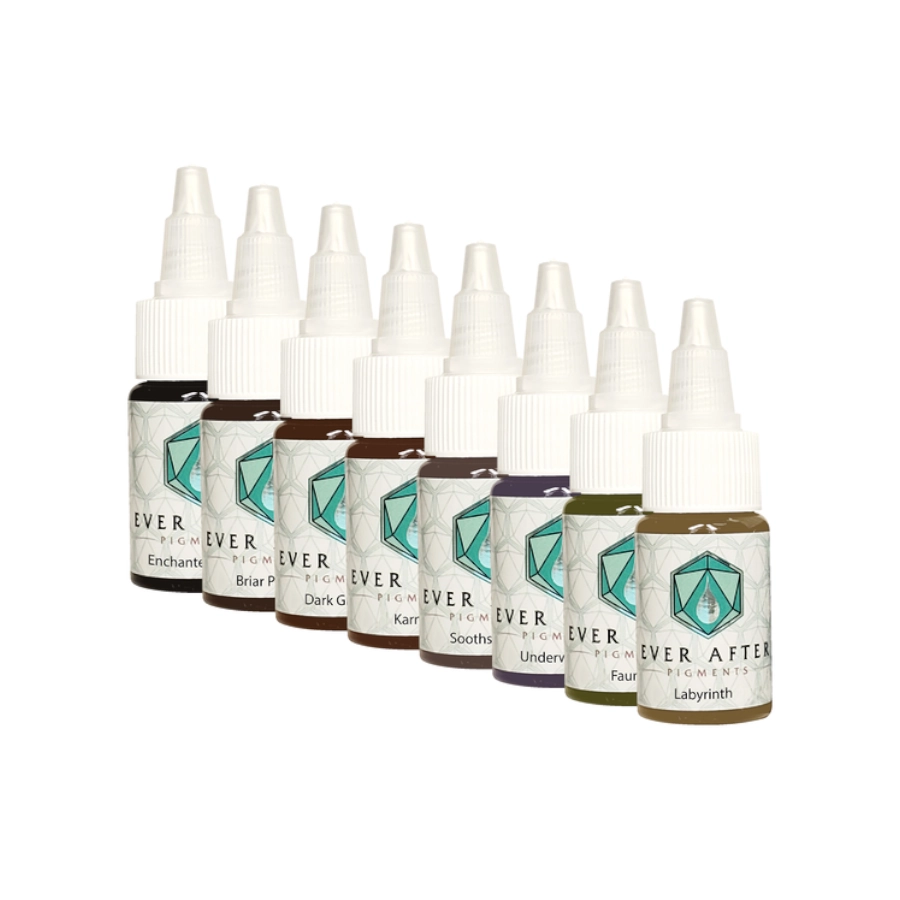 Pigment Pmu - Ever After - Set de 8 pigments pour sourcils - Non Reach