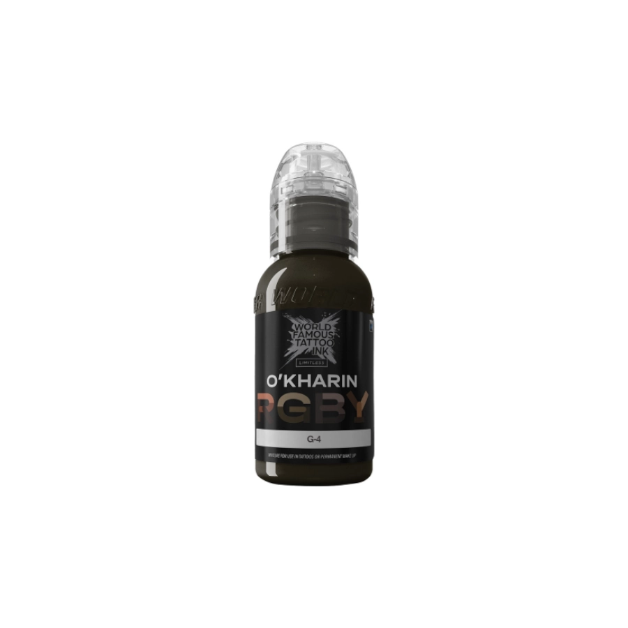 Encre Tattoo Marron - World Famous Ink Limitless Sasha O'Kharin G-4 - Melange pour le tatouage REACH 30 ml