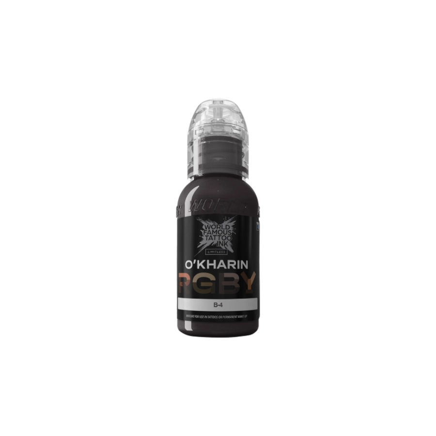 Encre Tattoo Marron - World Famous Ink Limitless Sasha O'Kharin B-4 - Melange pour le tatouage REACH 30 ml