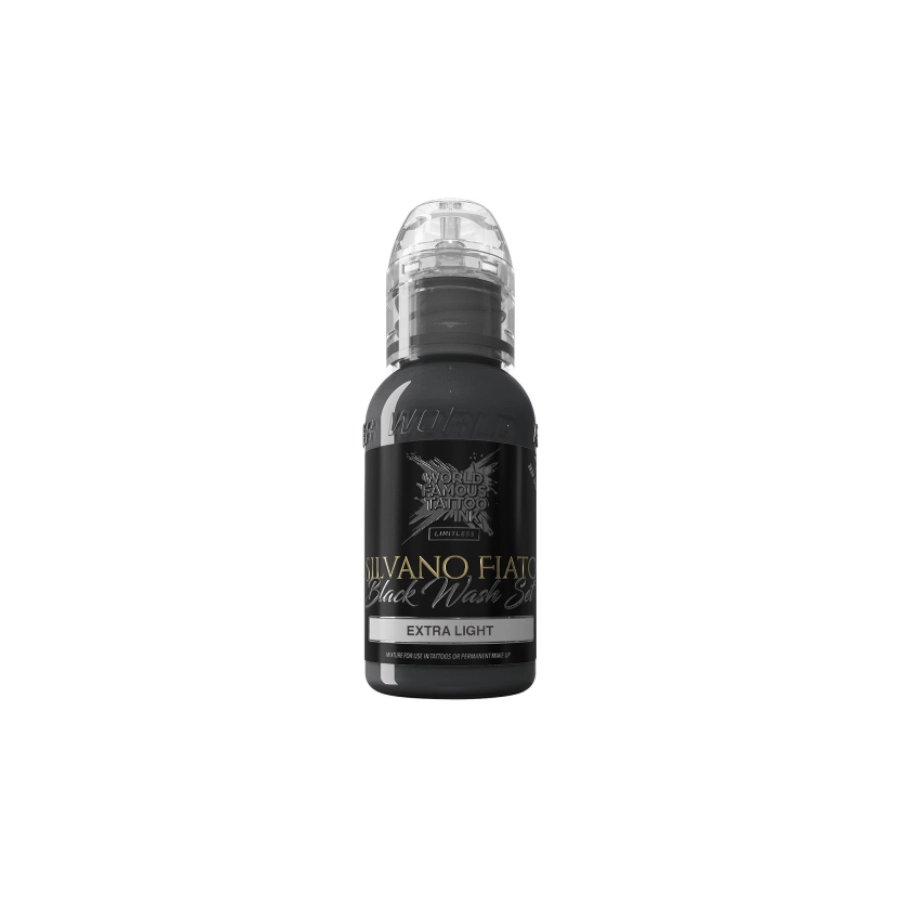 Encre Tattoo Grise - World Famous Ink Limitless  Silvano Fiato - Extra Light - Melange pour le tatouage REACH 30 ml