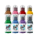 Set Encre Tattoo - World Famous Ink Limitless -   The Mambo Destrutturato Family Set - Melange pour le tatouage REACH 8 x 30 ml*