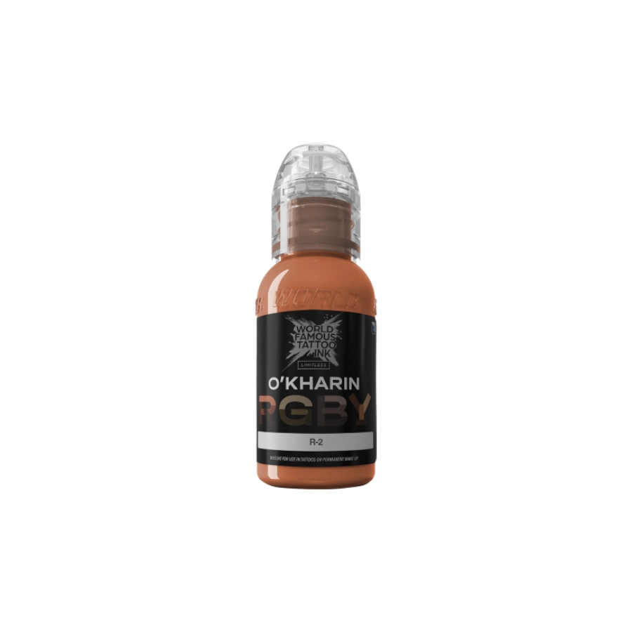 Encre Tattoo Marron - World Famous Ink Limitless - Sasha O'Kharin R-2 - Melange pour le tatouage REACH 30 ml
