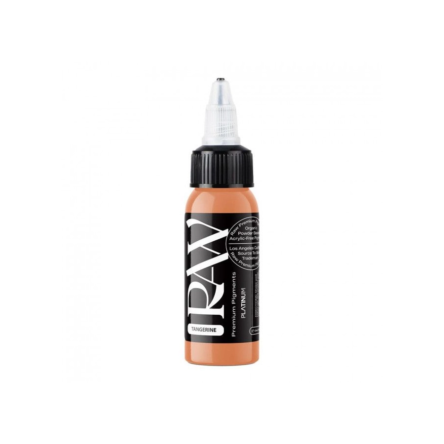 Encre Tattoo Beige - Raw Pigments Tangerine  - Mélange pour le tatouage encre REACH 30 ml