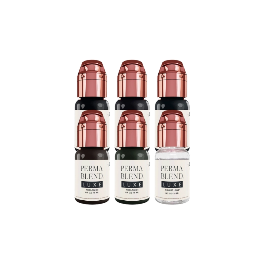 Set Pigment Pmu - Perma Blend Luxe - Set Stevey G. Reclaim - Melange pour le maquillage permanent REACH 6 x 15 ml