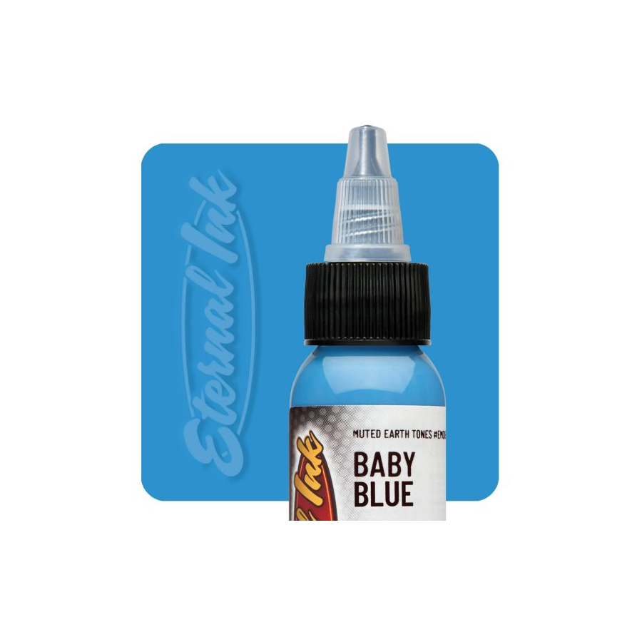 Eternal Ink Muted Earthtone Baby Blue - Encre artistique pour entraînement tatouage NON REACH