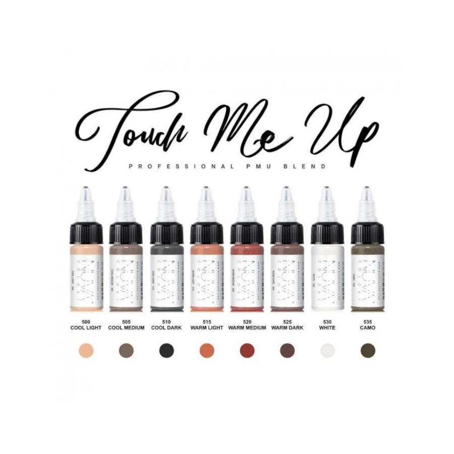 Pigment Pmu - Nuva Colors - Scar Collection Set - Mélange pour le maquillage permanent REACH 8 x 15 ml