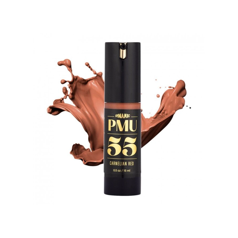 Pigment Pmu Marron - Dynamic Pmu - 55 Carnelian Red - Mélange pour le maquillage permanent REACH 15 ml