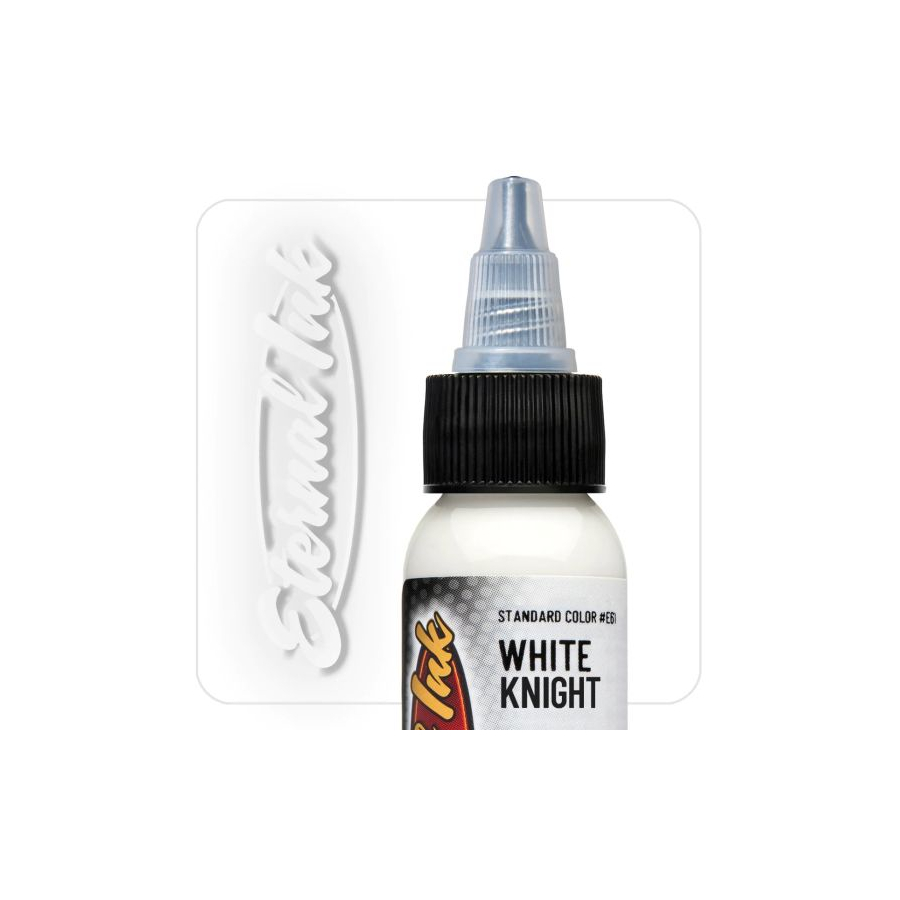 Eternal Ink White Knight - Encre artistique pour entraînement tatouage NON REACH