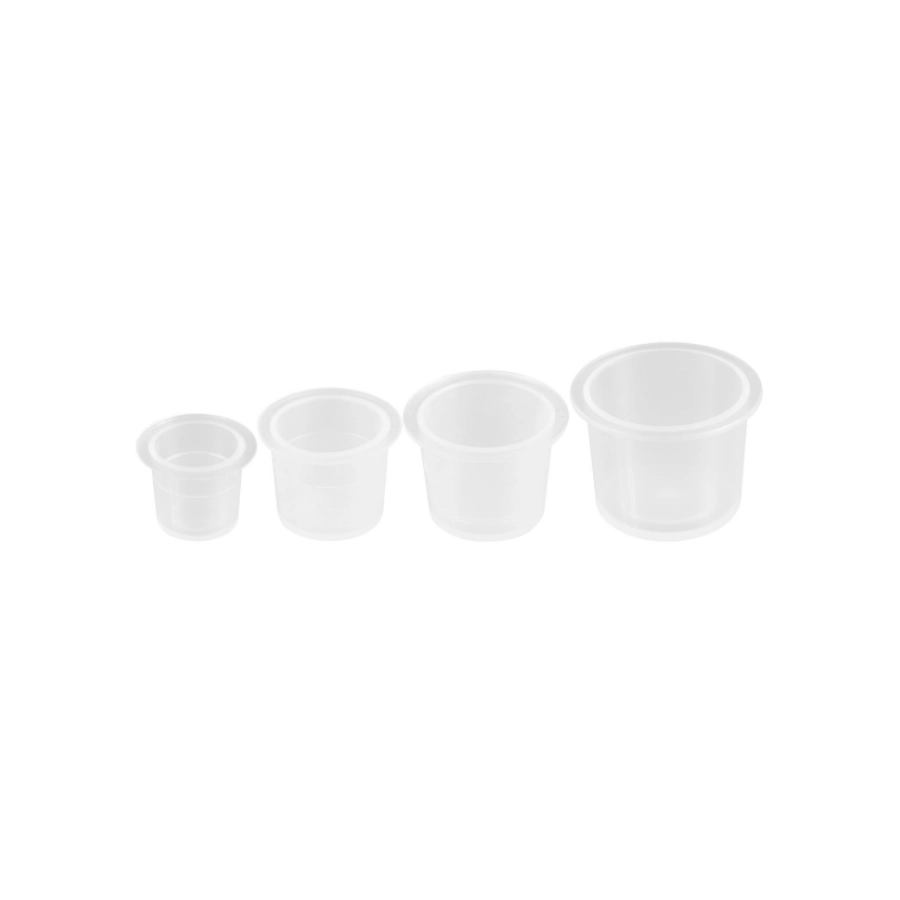 Godet Encre Tattoo - Caps pour encre de tatouage - Sachet de 1000 godets - Différentes tailles