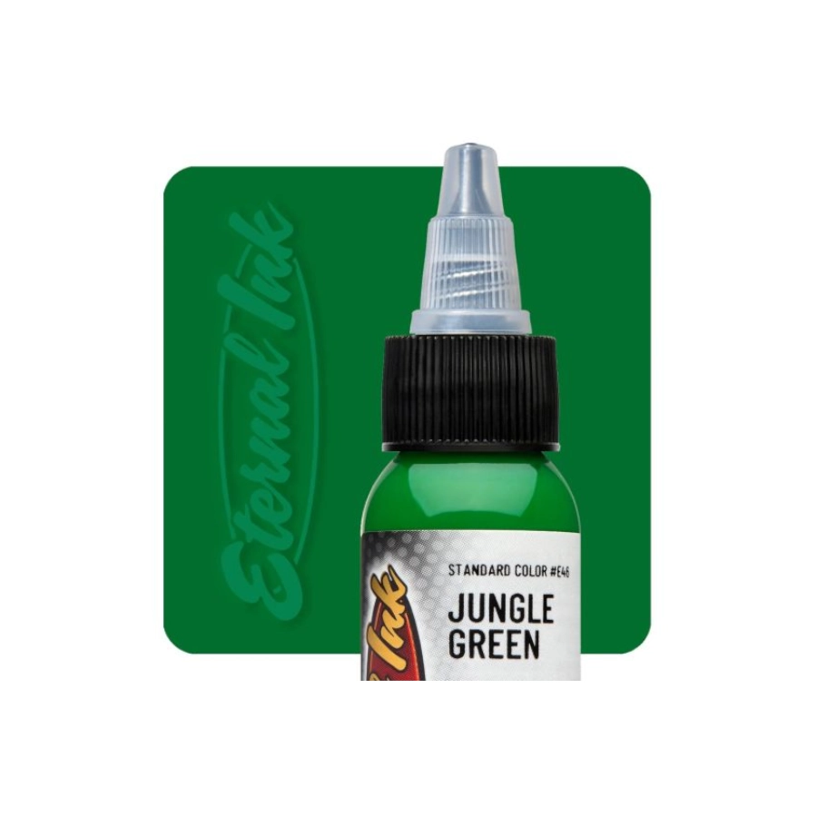 Eternal Ink Jungle Green - Encre artistique pour entrainement tatouage NON REACH