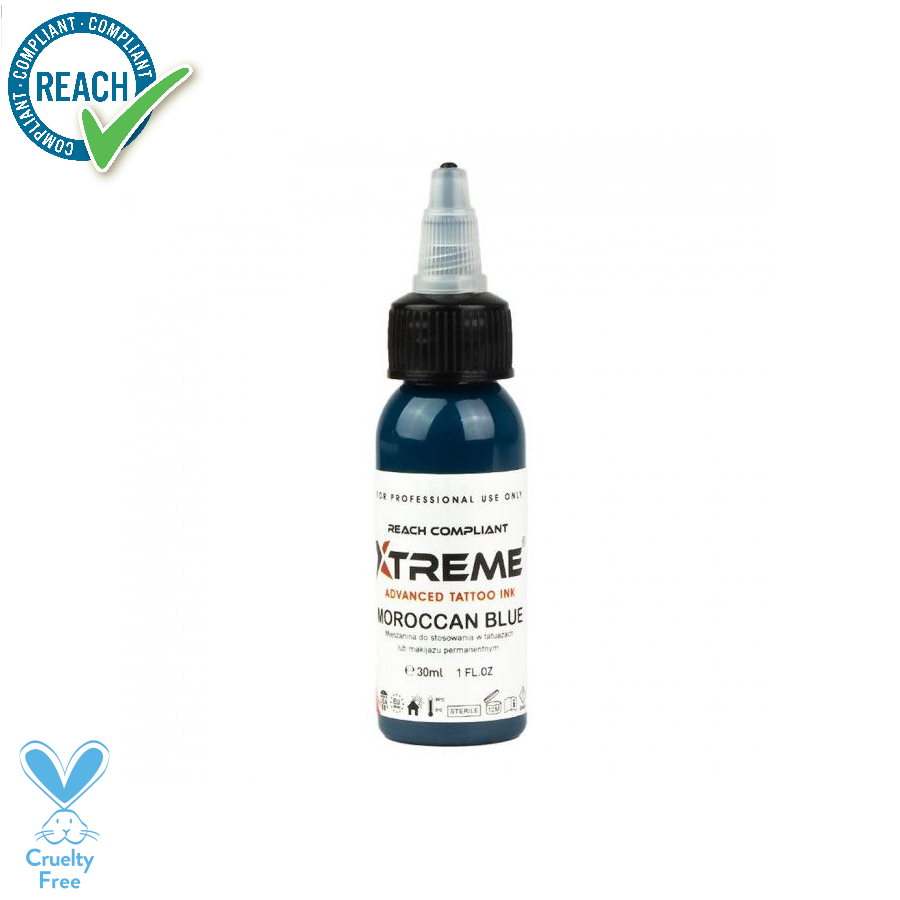 Xtreme Ink Morocan Blue - Mélange pour le tatouage encre REACH