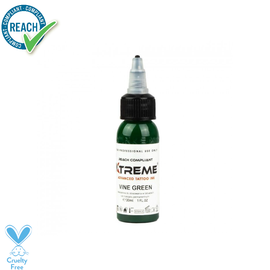 Xtreme Ink Vine Green - Mélange pour le tatouage encre REACH