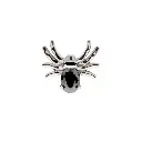 Piercing Embout - Titane F136 Gamme Invictus - Embout 4 avec pas de vis interne 0,9 mm pour piercing 1,2 mm  araignée strass zircone*