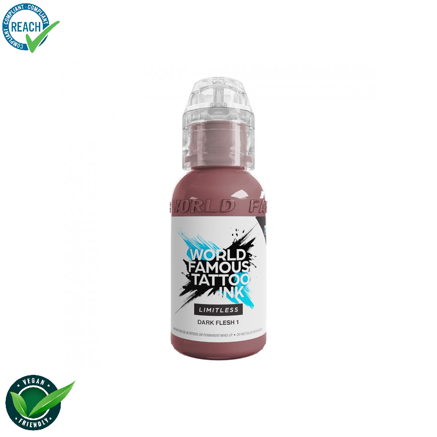 World famous ink limitless encre pour le tatouage REACH dark flesh 1
