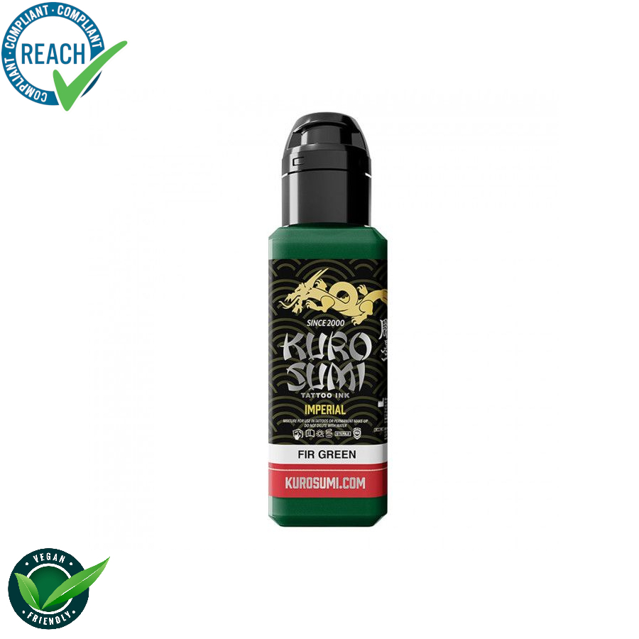 Kuro Sumi Impérial Tattoo Ink Fir Green - Mélange pour le tatouage encre REACH