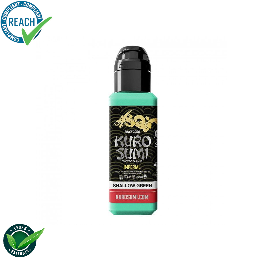 Kuro Sumi Impérial Tattoo Ink Shallow Green - Mélange pour le tatouage encre REACH