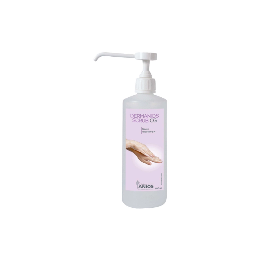 Savon Tattoo - Anios Dermanios Scrub CG - Savon antiseptique désinfectante pour le préparation et le nettoyage de la peau*