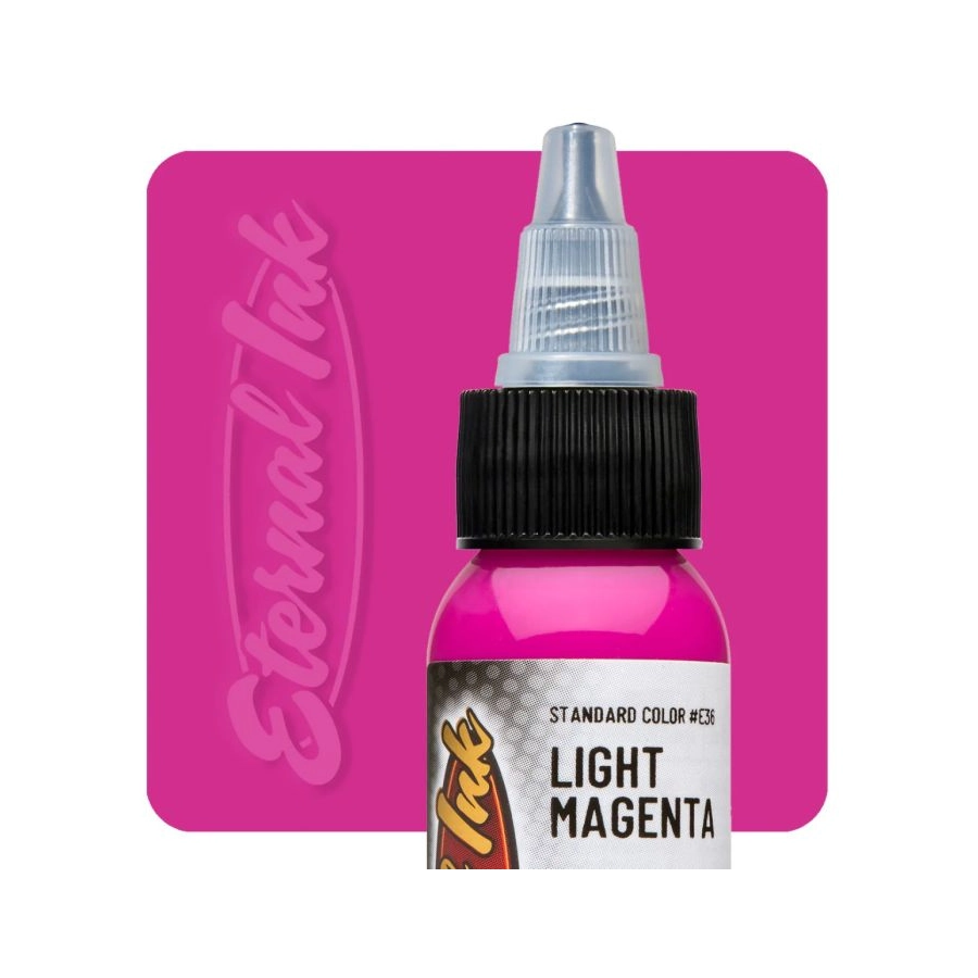 Encre Entrainement Tattoo Rose - Eternal Ink Light Magenta - Encre artistique pour entraînement tatouage NON REACH*