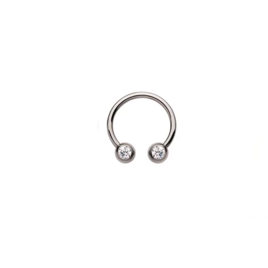 Piercing Fer A Cheval - Invictus Fer à Cheval 01 Titane F136 - Piercing avec pas de vis interne en titane f136