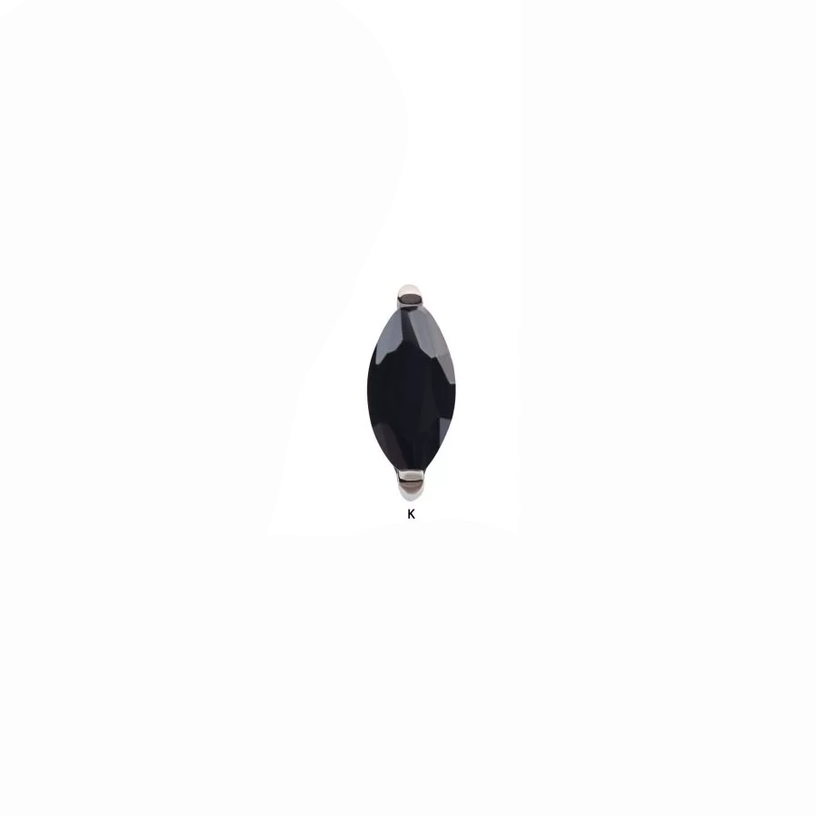 Invictus Embout Threadless 02 Titane F136 - Accessoire sans filetage pour piercing threadless