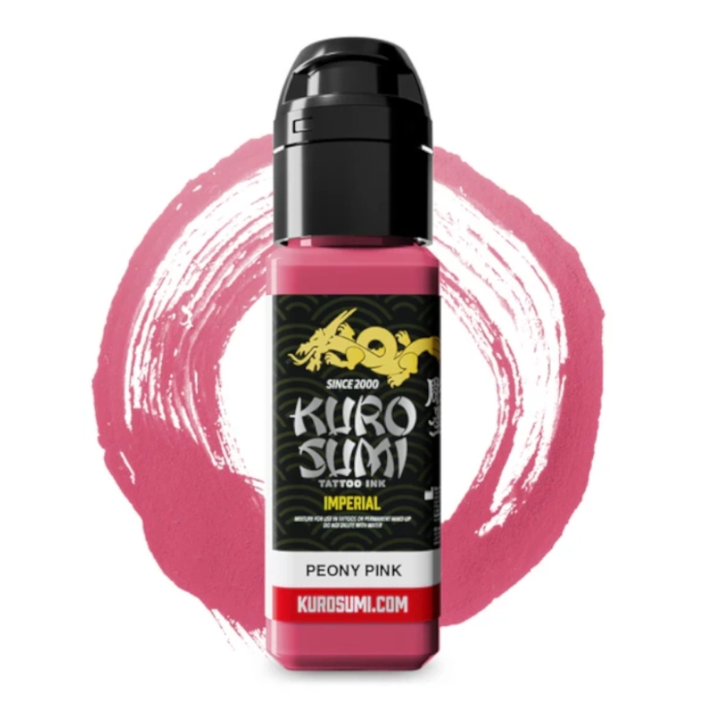 Encre Kuro Sumi Peony Pink - Mélange pour le tatouage encre REACH