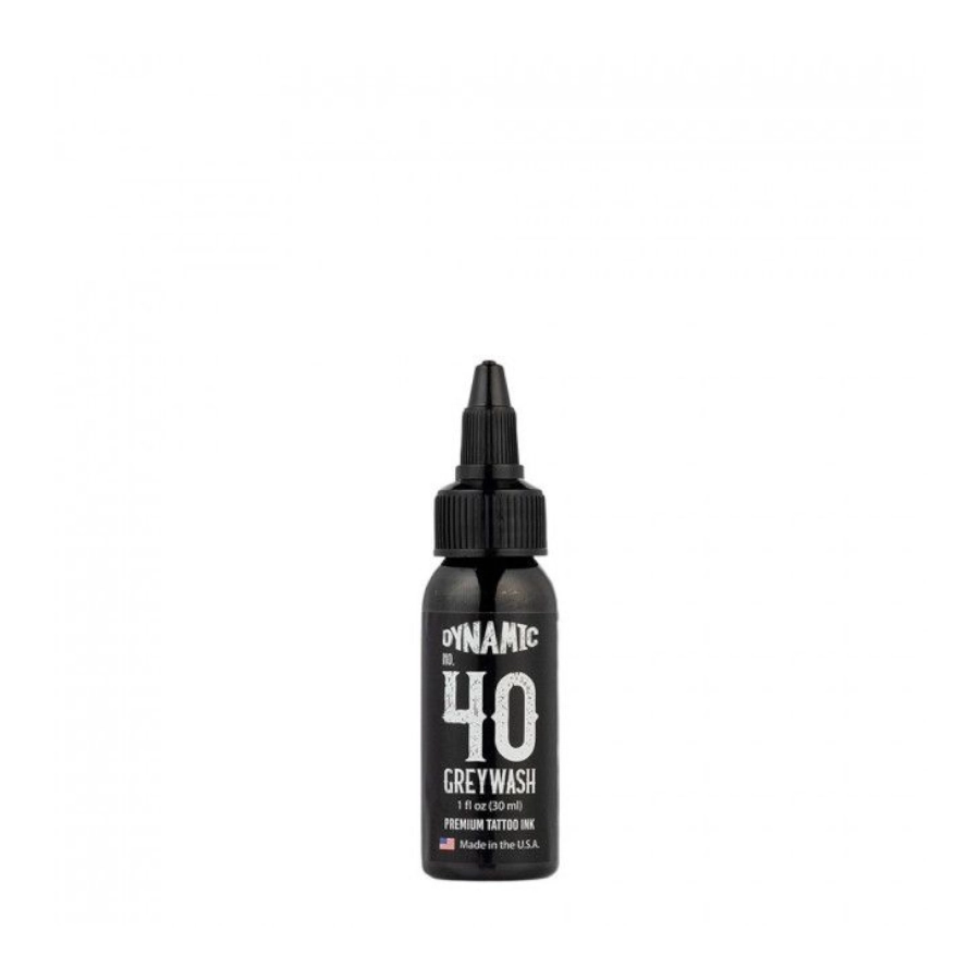 Encre Entrainement Tattoo Greywash - Dynamic Ink Grey Wash 40% - Encre artistique pour entrainement au tatouage NON REACH* 