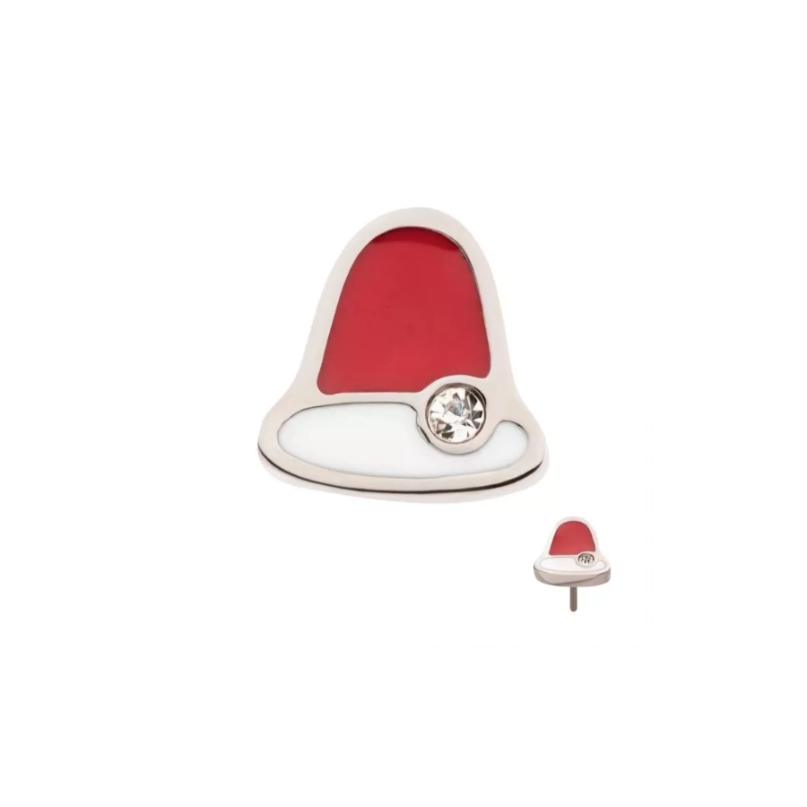 Invictus Embout Threadless 18 Titane F136 - Accessoire sans filetage pour piercing threadless