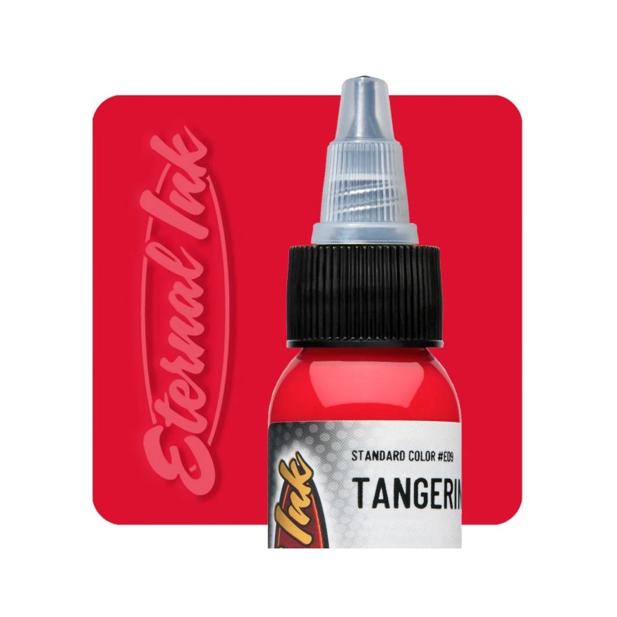 Eternal Ink Tangerine - Encre artistique pour entraînement tatouage NON REACH