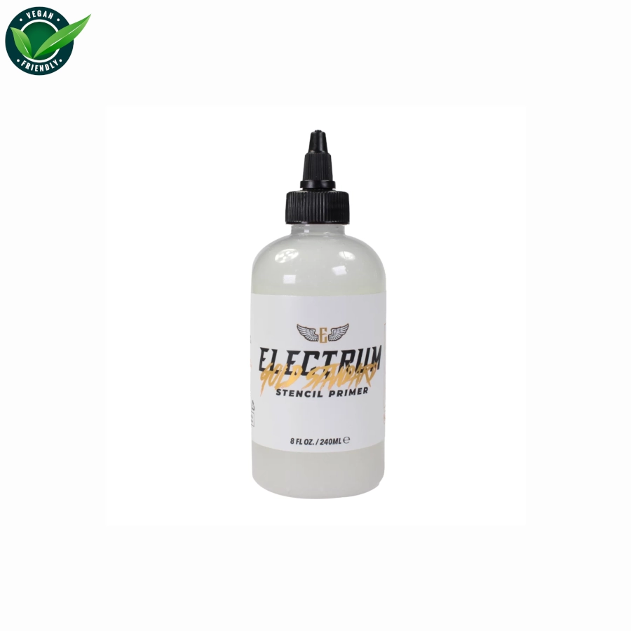 Gel Transfert Tattoo - Electrum Stencil Primer Gold Standard - Solution de transfert pour papier stencil 240 ml