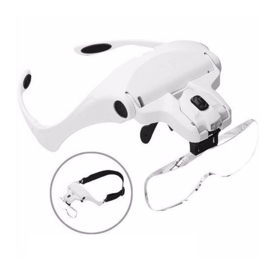 Accessoire Tattoo - Lunette Grossissante - Lunettes loupe avec éclairage led vendu sans pile*