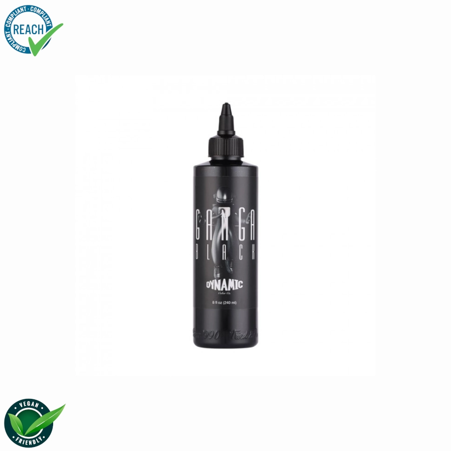 Encre Tattoo Noir - Dynamic ink Ganga Black - Melange pour le tatouage encre REACH