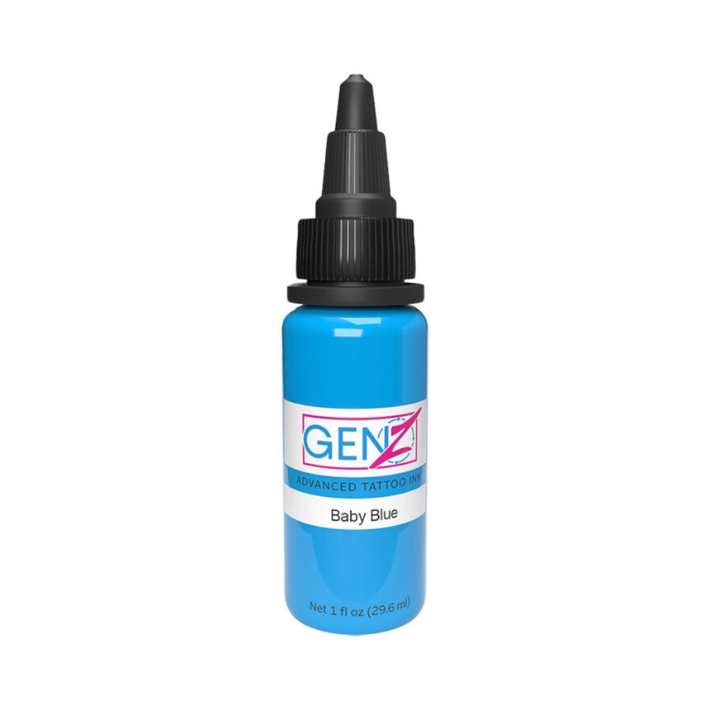 Encre Tattoo Bleue - Intenze Ink Gen-Z Baby Blue - Mélange pour le tatouage encre reach 30 ml*