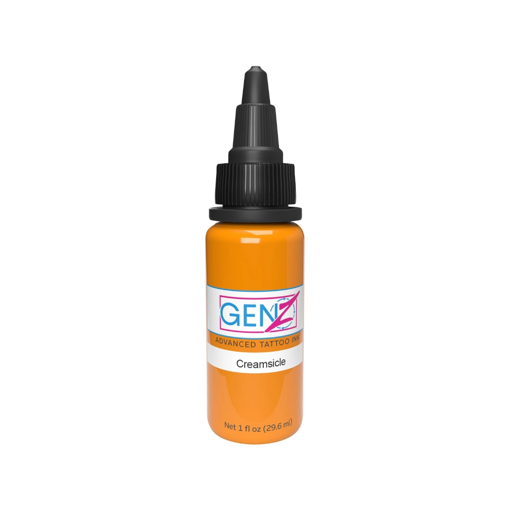 Encre Tattoo Orange - Intenze Ink Gen-Z Creamsicle - Mélange pour le tatouage encre reach 30 ml*