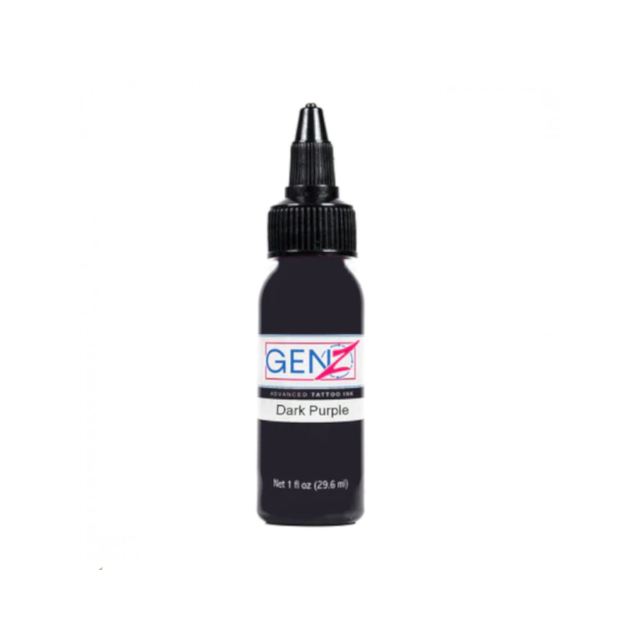 Encre Tattoo violette - Intenze Ink Gen-Z Dark Purple - Mélange pour le tatouage encre reach 30 ml