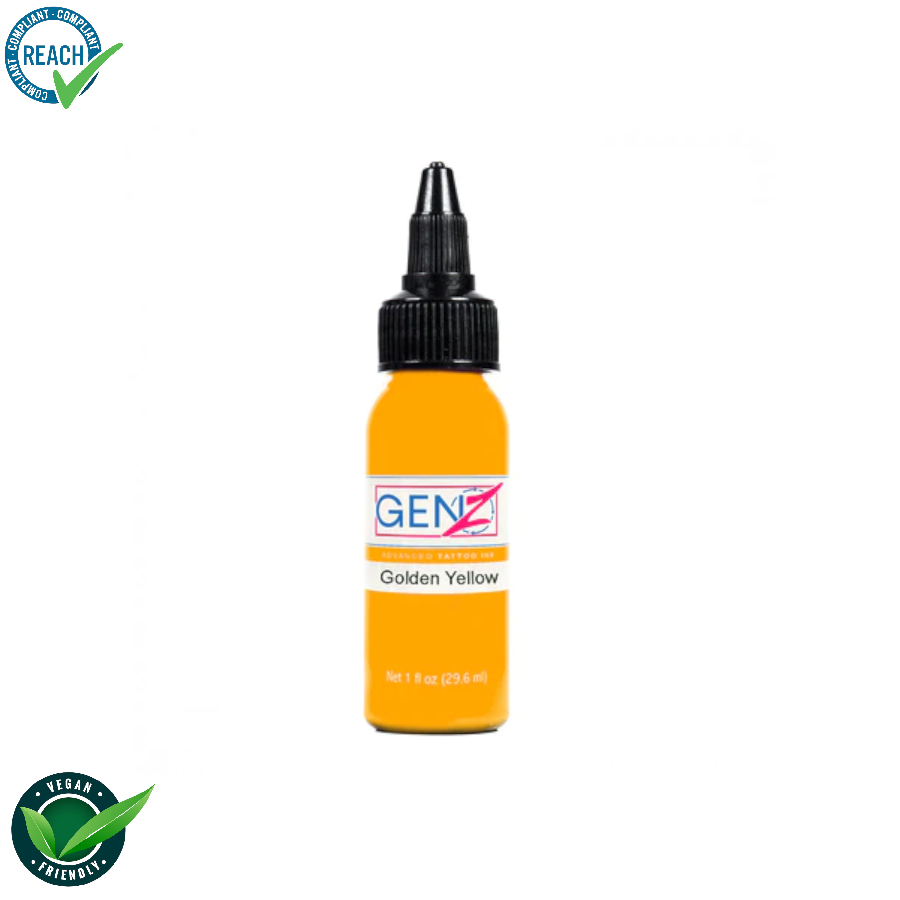 Intenze Ink Gen-Z Golden Yellow - Mélange pour le tatouage encre REACH