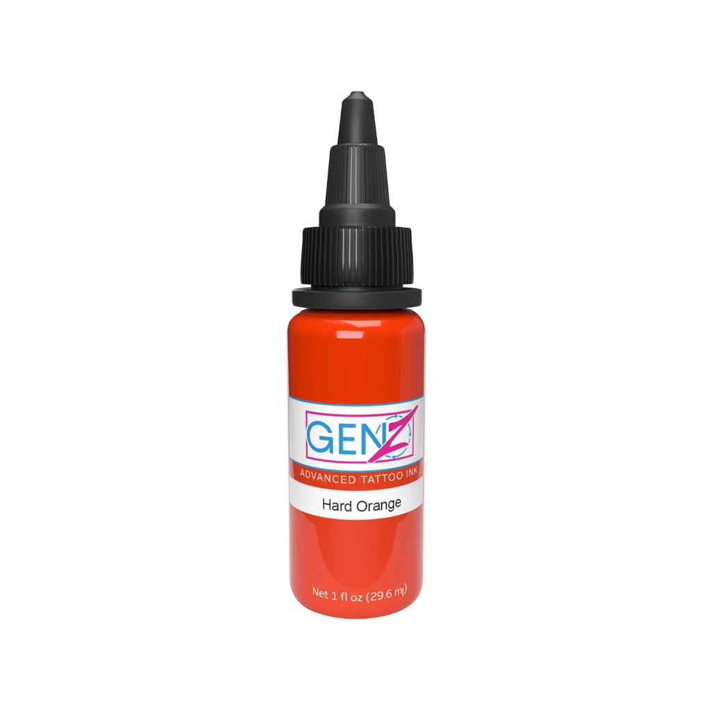 Encre Tattoo Orange - Intenze Ink Gen-Z Hard Orange - Mélange pour le tatouage encre reach 30 ml*