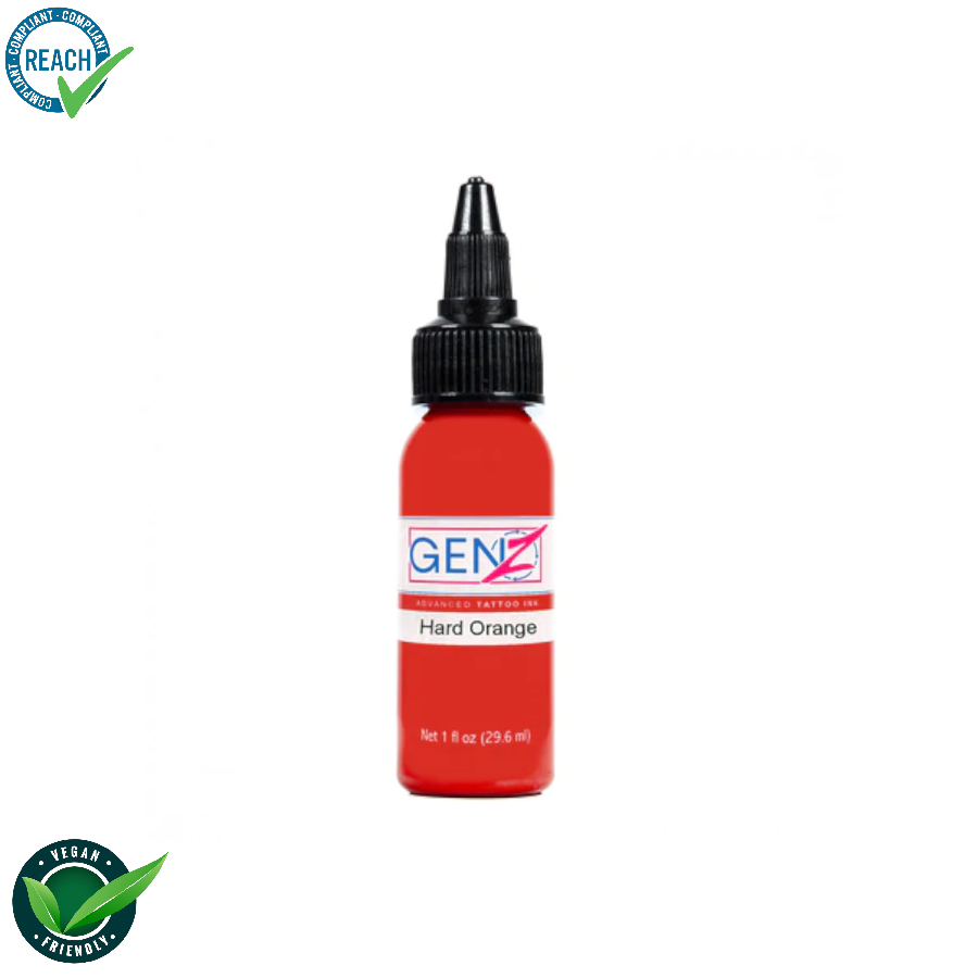 Intenze Ink Gen-Z Hard Orange - Mélange pour le tatouage encre REACH