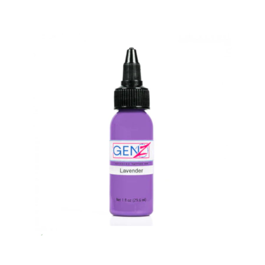 Encre Tattoo Violette - Intenze Ink Gen-Z Lavender - Mélange pour le tatouage encre reach 30 ml