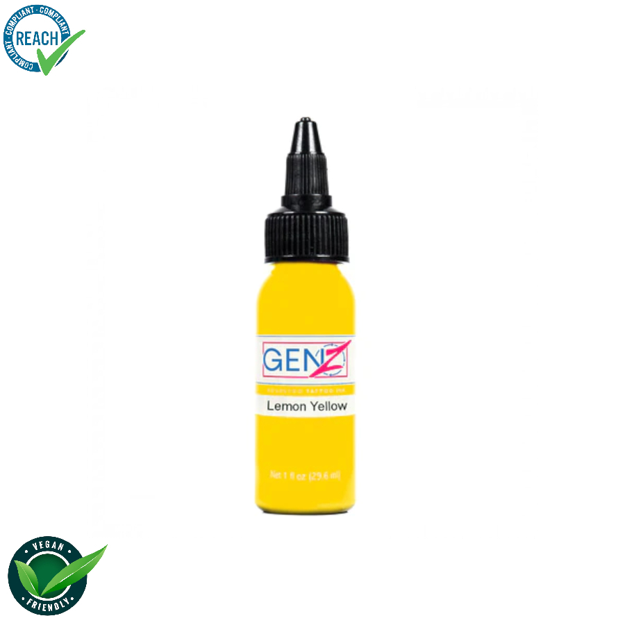 Intenze Ink Gen-Z Lemon Yellow - Mélange pour le tatouage encre REACH