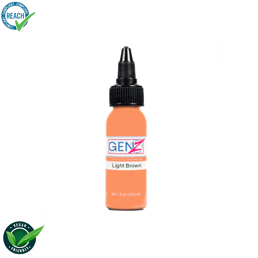 Intenze Ink Gen-Z Light Brown - Mélange pour le tatouage encre REACH