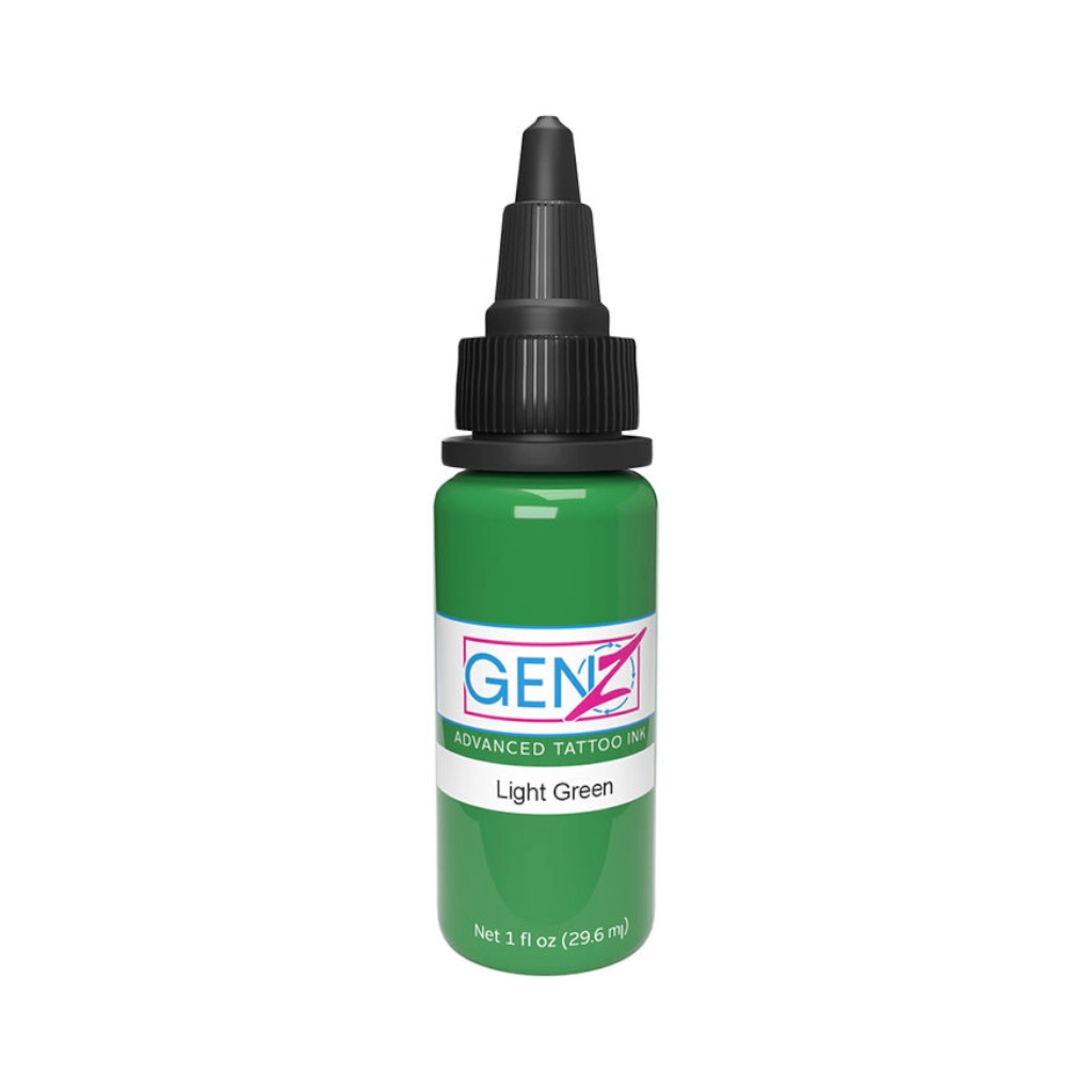 Encre Tattoo Verte - Intenze Ink Gen-Z Light Green - Mélange pour le tatouage encre reach 30 ml*