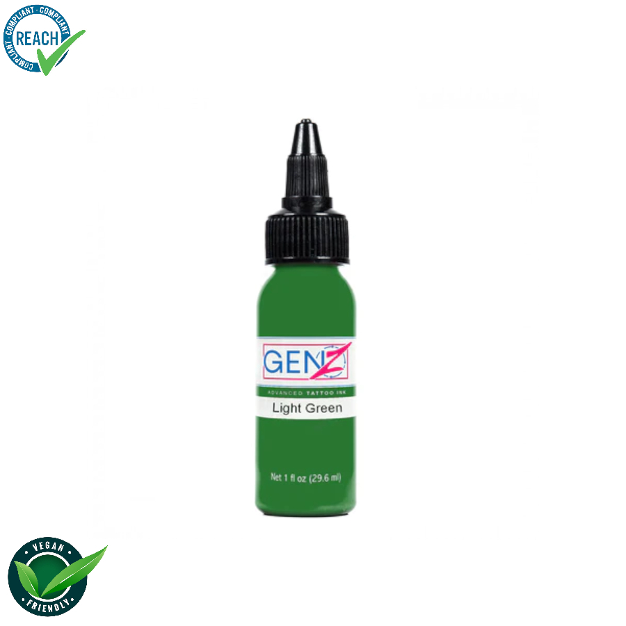 Intenze Ink Gen-Z Light Green - Mélange pour le tatouage encre REACH